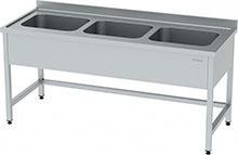 3 EVYELİ TEZGAH ALT TABLASIZ